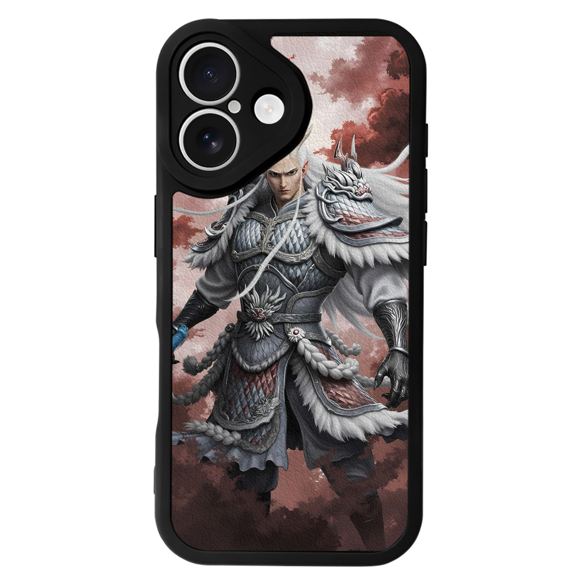 （画像用） Ne Zha 2 ナタ 魔童の大暴れ 【iPhone 16シリーズ対応】シリコンスマホケース（レザー調） 材質：シリコン